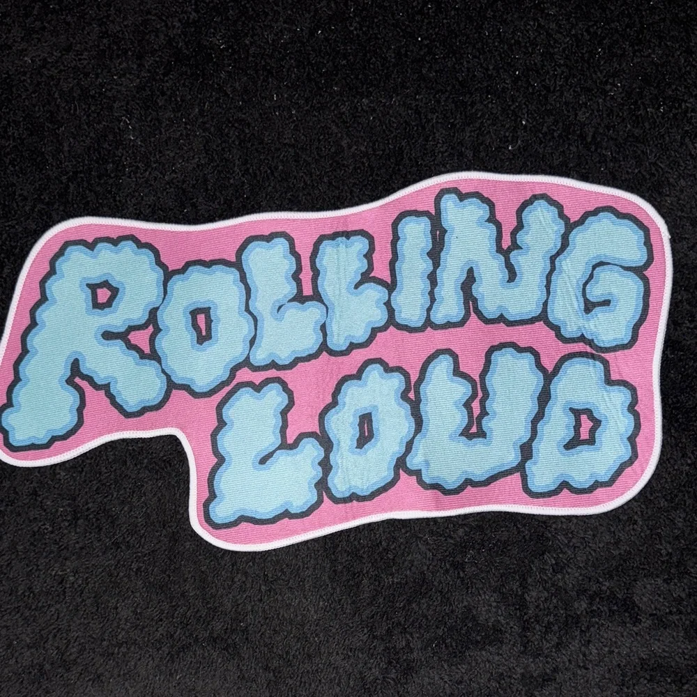 Custom Rolling Loud Music Festival Rug - Bold Text Statement Floor Decor